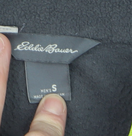 Eddie Bauer Men's Grey Fleece 1/4 Zip Pullover Sweatshirt Size S