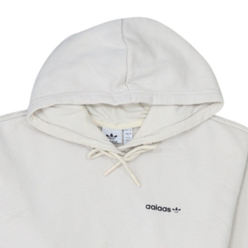 Adidas Women’s Beige Pullover Hoodie Size 8 Cotton Blend Casual