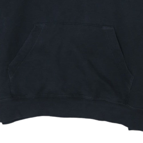 Nike Womens Black Medium Pullover Hoodie Sweatshirt Cotton Blend