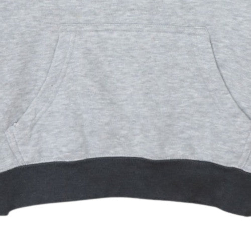 NFL Team Apparel Mens Grey Pullover Hoodie M Sports Graphic Sweatshirt