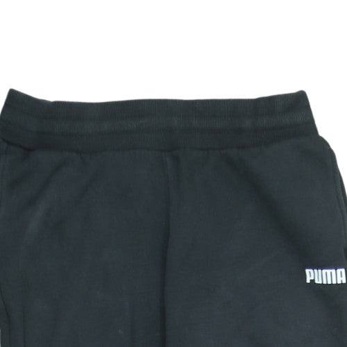 Puma Men's Black Fleece Jogger Sweatpants M Regular Fit