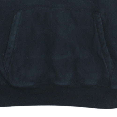 Gap Women Black Pullover Hoodie S Cotton Fleece Casual