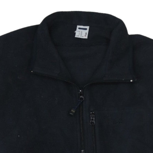 Fila Men's Black XL Fleece 1/4 Zip Pullover Sweatshirt