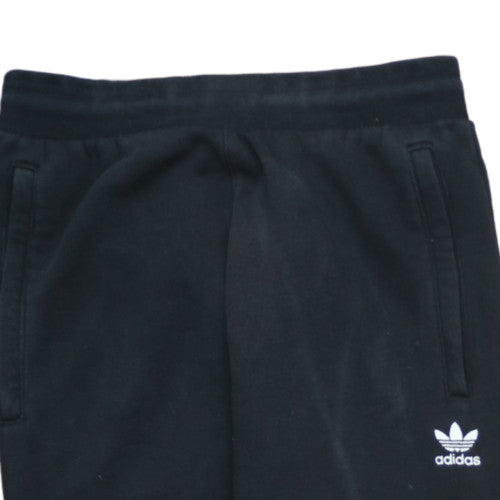 Adidas Women Black Small Jogger Sweatpants Cotton Blend Elastic Waist
