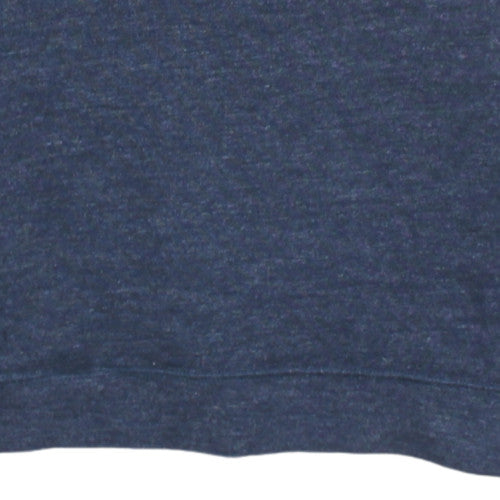 Nike Men’s Blue Pullover Crew Neck Sweatshirt Size S Logo Zip Detail
