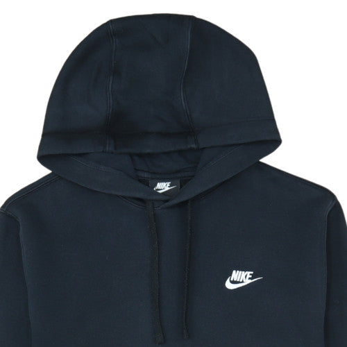 Nike Men's Black Pullover Hoodie Medium Fleece Regular Fit