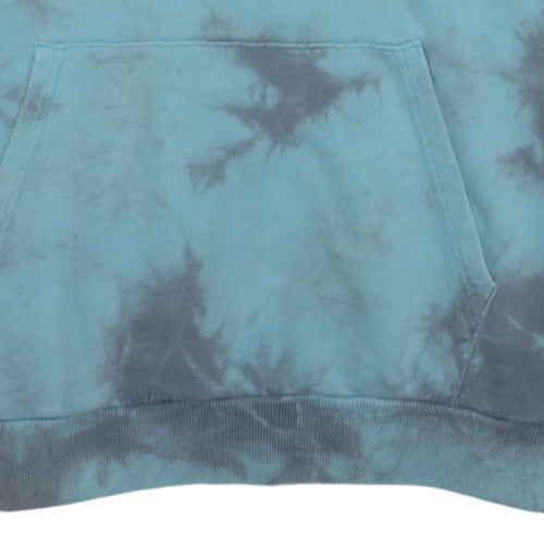 Kappa Men's Blue Tie Dye Pullover Hoodie Size M