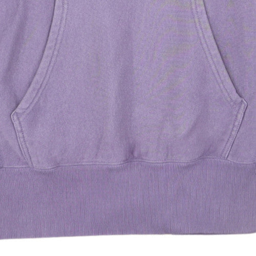 Champion Womens Purple Pullover Hoodie Medium 100% Cotton Reverse Weave