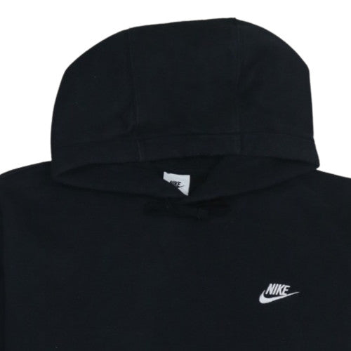 Nike Mens Black Pullover Hoodie L Cotton Blend Sweatshirt
