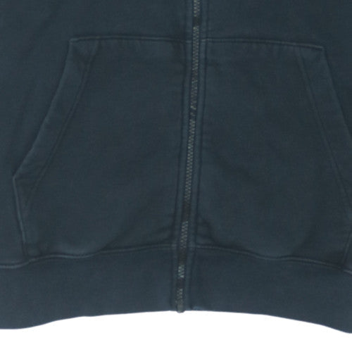 Nike Men's Black Full Zip Hoodie Size S Regular Fit Fleece Sweatshirt