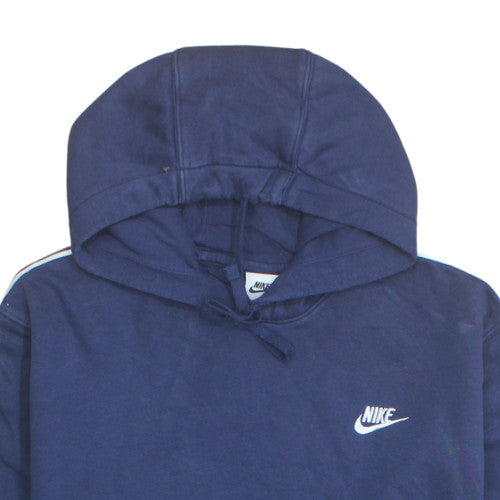 Nike Men's Blue Pullover Hoodie L Fleece Sportswear
