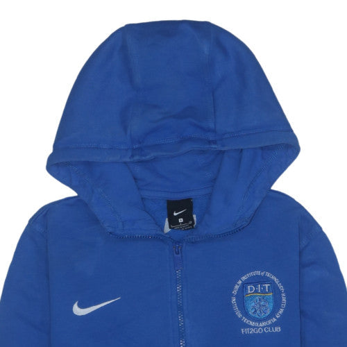 Nike Men's Blue Full Zip Sports Hoodie S Regular Fit