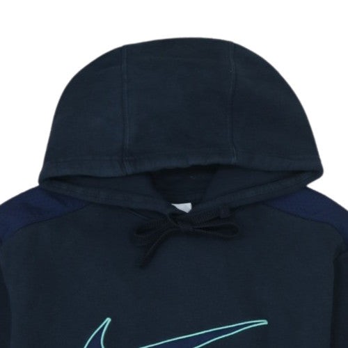 Nike Men's Blue Pullover Hoodie M Logo Fleece Sportswear