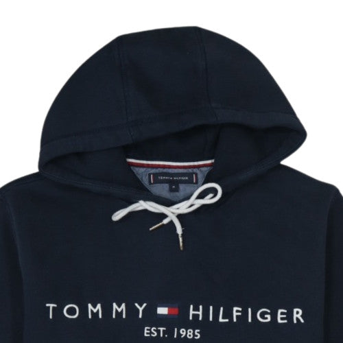 Tommy Hilfiger Men's Blue Embroidered Pullover Hoodie M