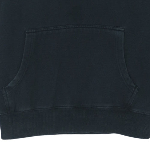Fila Men Black Pullover Hoodie L Logo Cotton Blend Sweatshirt