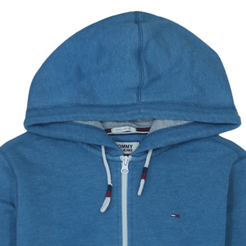 Tommy Jeans Men's Blue XS Full Zip Hoodie Sweatshirt