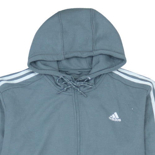 Adidas Men's Grey 2XL Full Zip Sports Essentials Hoodie