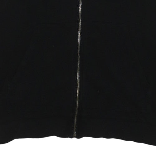 Calvin Klein Mens Black Full Zip Hoodie Size M Cotton Blend