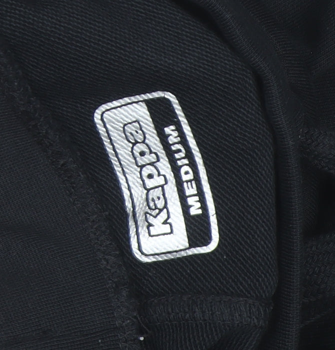 Kappa Men's Black Jogger Trousers Medium Fleece Activewear