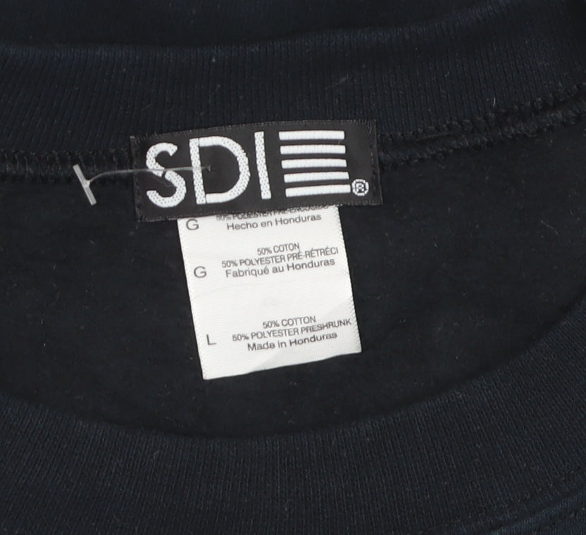 SDI Men's Blue Tradition Golf Club Pullover Sweatshirt L
