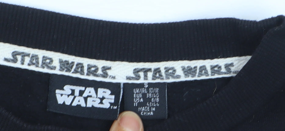 Star Wars Men’s Black Sweatshirt Small Regular Fit Pullover