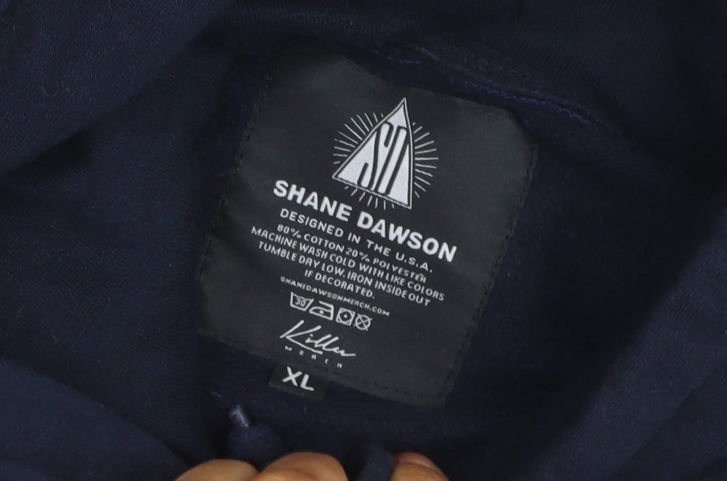 Shane Dawson Men's Blue Pullover Hoodie XL Graphic Fleece