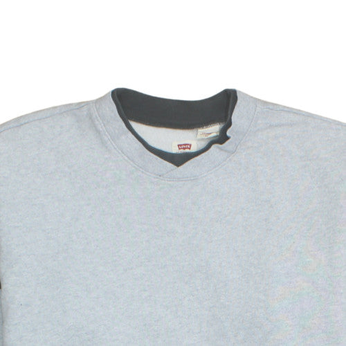 Levi's Men's Grey Oversized Crew Neck Sweatshirt Size M