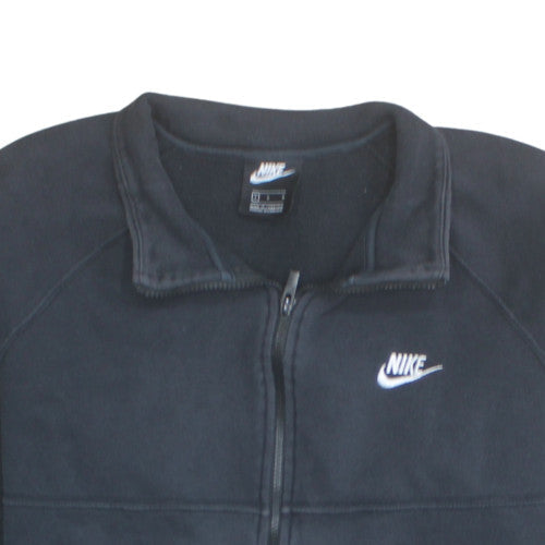 Nike Men's Black Full Zip Fleece Sweatshirt Size L