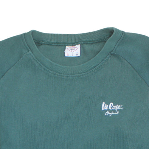 Lee Cooper Men’s Green Crew Neck Pullover Sweatshirt L