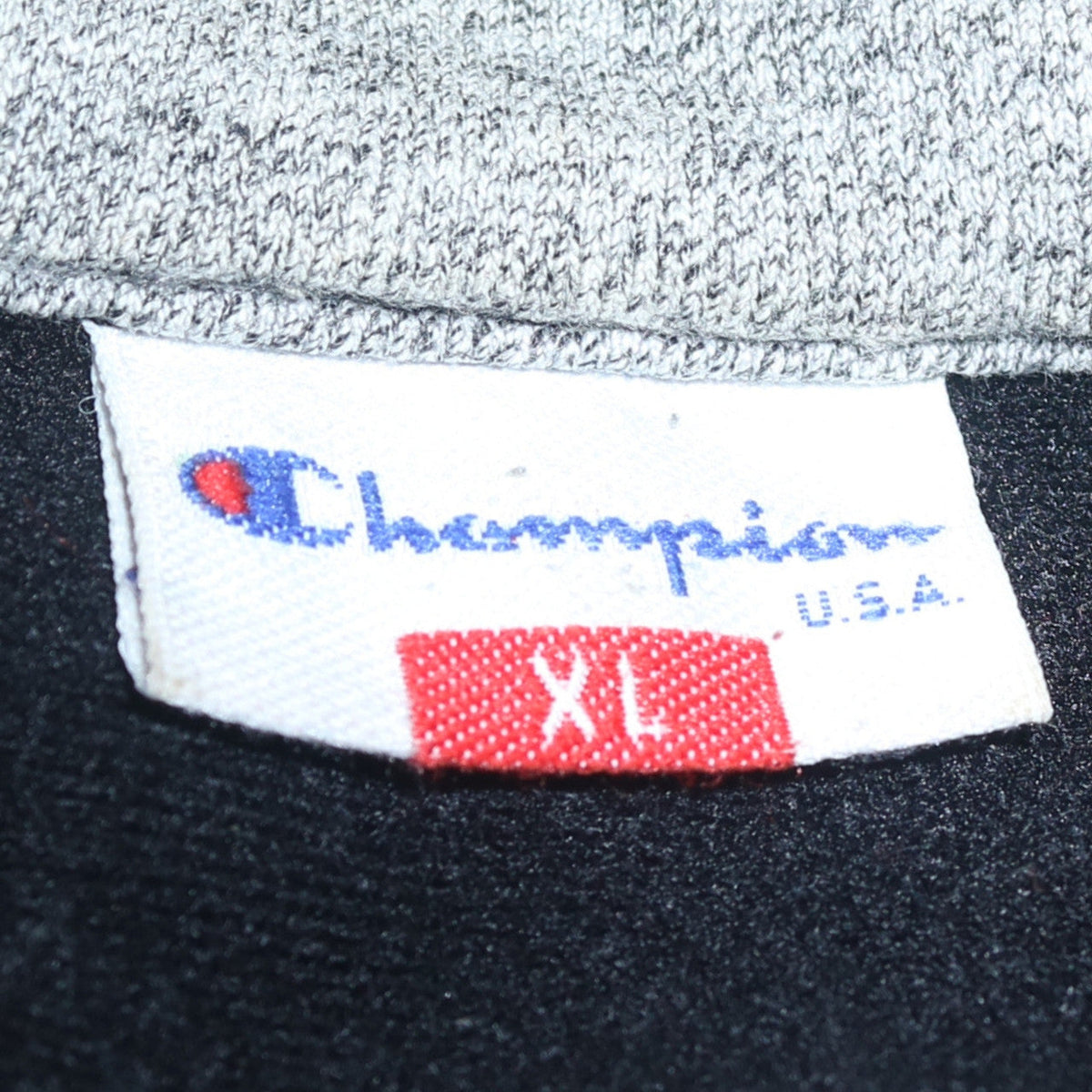 Champion Men's Black XL Track Jacket Fleece Lined Full Zip