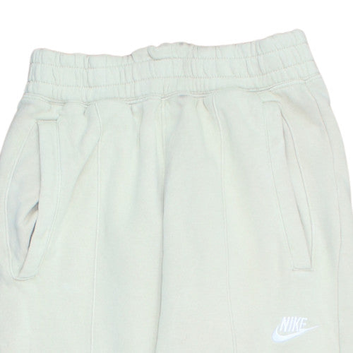 Nike Men's Ivory Fleece Jogger Sweatpants Size M Elastic Waist Tapered