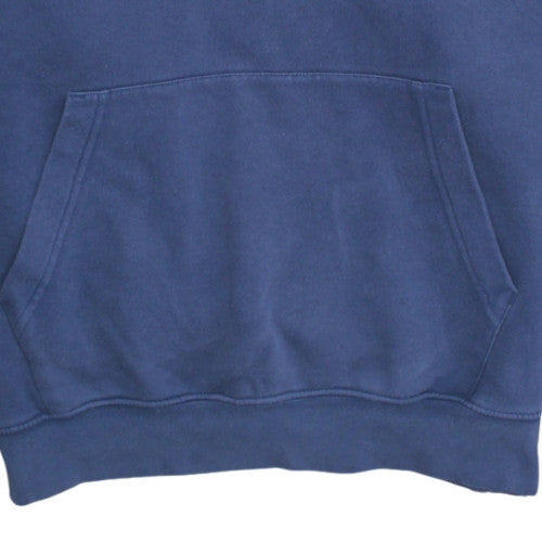 Nike Men's Blue Pullover Fleece Hoodie M Embroidered Logo