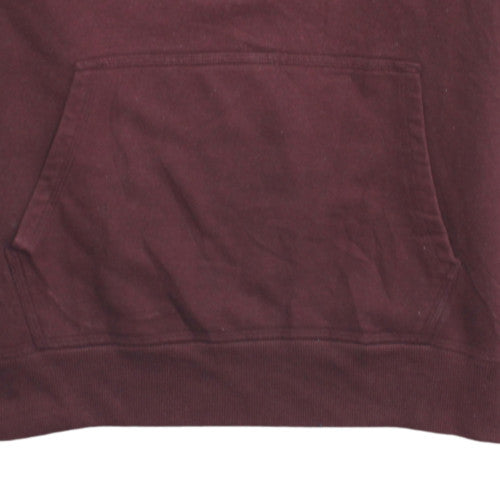Champion Men's Brown 1/4 Zip Fleece Sweatshirt M Regular Fit
