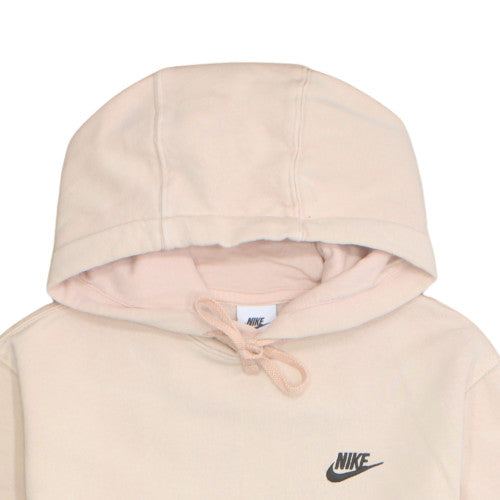 Nike Men's Beige Pullover Hoodie Small Fleece Lined Sportswear