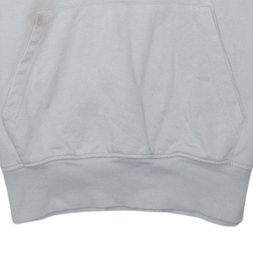 Ellesse Men's Beige Pullover Hoodie UK S Logo Cotton Blend