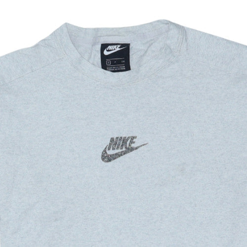 Nike Mens Grey Small Short Sleeve Basic Logo Active T-Shirt