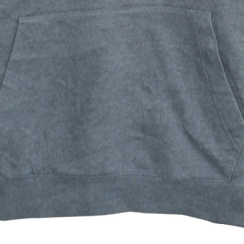 Nike Men's Grey Pullover Hoodie Size S Fleece Logo Sportswear