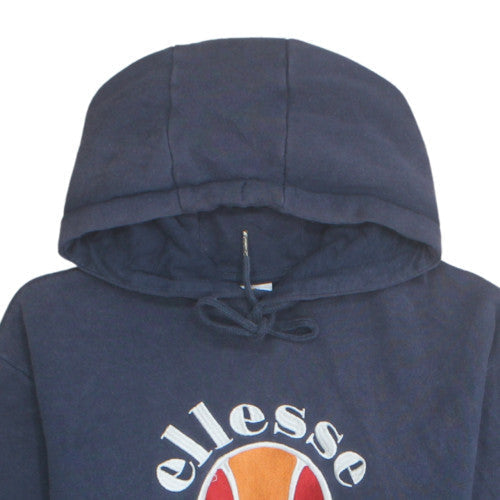 Ellesse Mens Blue XS Pullover Hoodie with Logo Design