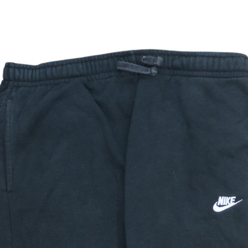 Nike Men's Black Cotton Fleece Sweatpants M Regular Fit