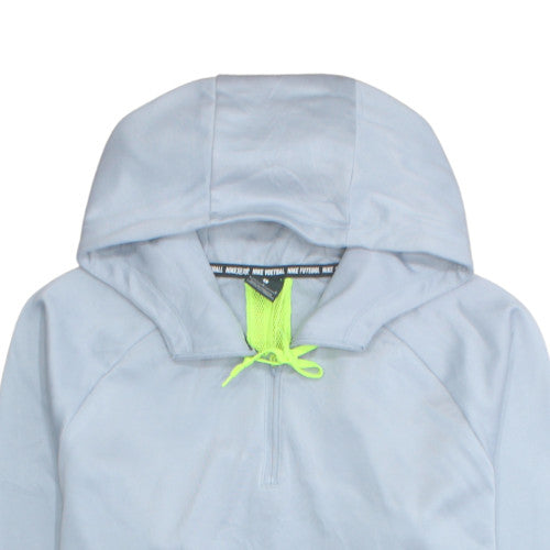 Nike Men's Grey Pullover Hoodie L Regular Fit Sportswear