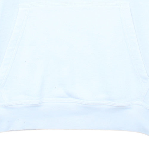 Nike Men's White Pullover Hoodie L Hooded Fleece Sweatshirt