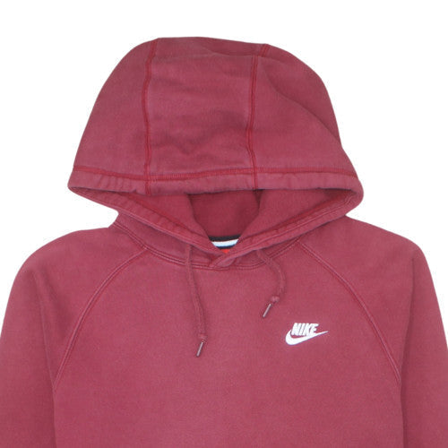 Nike Men’s Red Pullover Fleece Hoodie Sweatshirt Size M