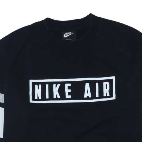 Nike Air Women's Black Crew Neck Pullover Sweatshirt M