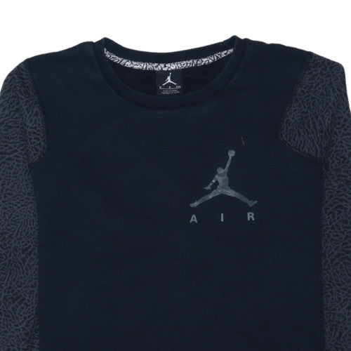 Nike Air Jordan Men's Black S Pullover Sweatshirt