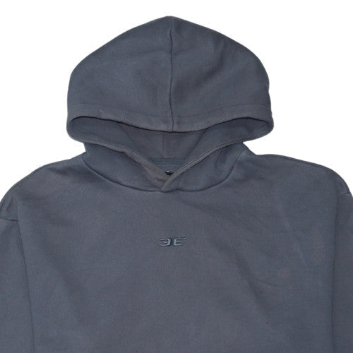 Elite Eleven Men's Blue Pullover Hoodie Medium Fleece Logo