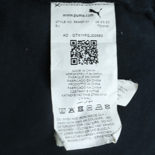 Puma Men's Black Small Full Zip Hooded Sweatshirt