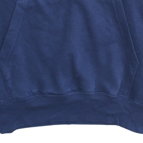 Nike Men's Blue Pullover Logo Hoodie Small Fleece Regular Fit