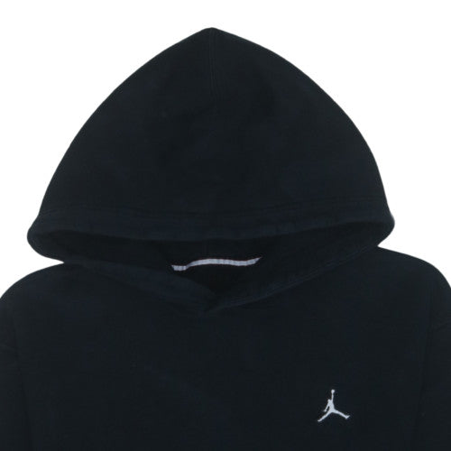 Jordan Men's Black Pullover Hoodie M Fleece Logo Sportswear