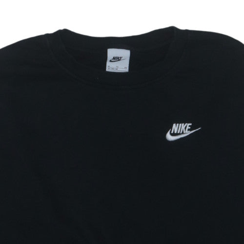 Nike Boys Black XL Sweatshirt Crew Neck Fleece Pullover Classic Style