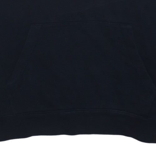 GAP Men's Black Pullover Hoodie Fleece Logo L Regular Fit